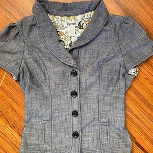 Unique vintage fairy core blouse